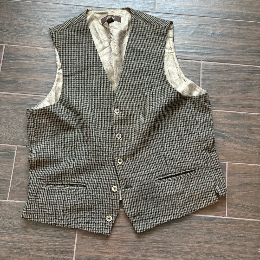 Men's Houndstooth Vest